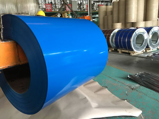 PE / SMP / HDP / PVDF Fabricantes de bobinas de aço revestidas a cores Alta resistência