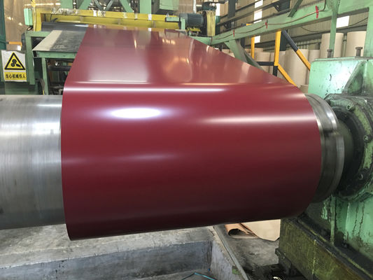 PE / SMP / HDP / PVDF Fabricantes de bobinas de aço revestidas a cores Alta resistência
