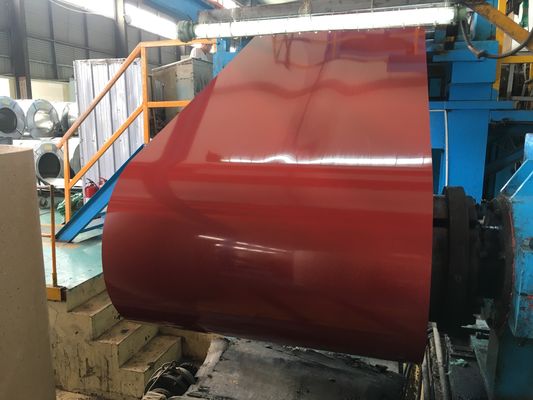Reliável bobina de aço pré-pintada de várias cores com revestimento de zinco