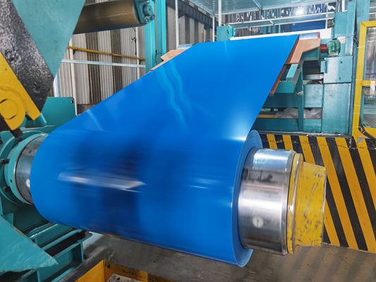 Coil de aço PPGL de comprimento personalizado com pintura RMP para alta performance