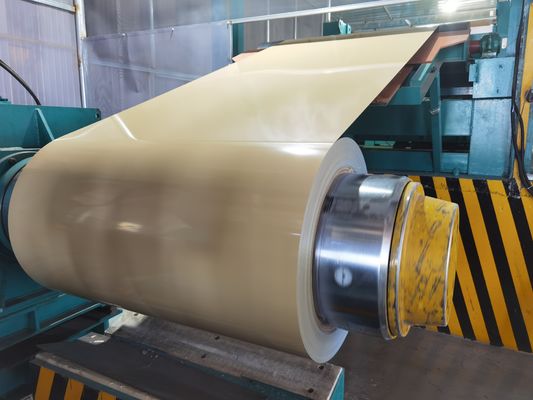 0.13-0.8mm PPGL bobina de aço revestida de Aluzinco bobina de aço para construção de edifícios