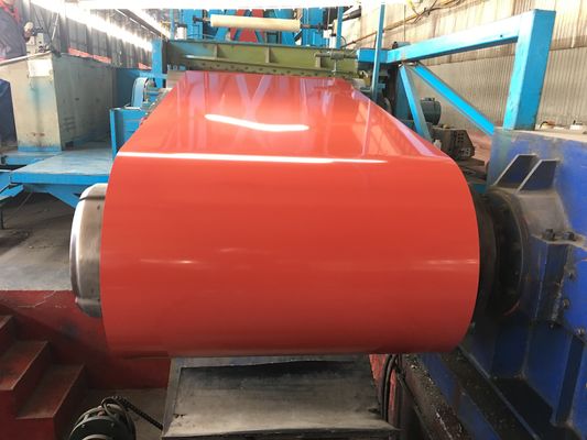 Revestimento de telhado bobina de aço pré-pintada 600mm-1250mm Para construção / decoração