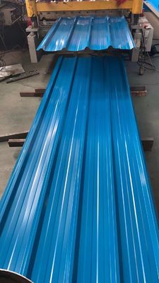 1000-6000 mm Chapa de aço ondulado Metal Spangle zero / Spangle pequeno