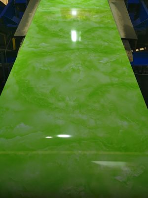 3-8MT bobina de aço PPGI, ferro galvanizado pré-pintado para telhado / painel de parede