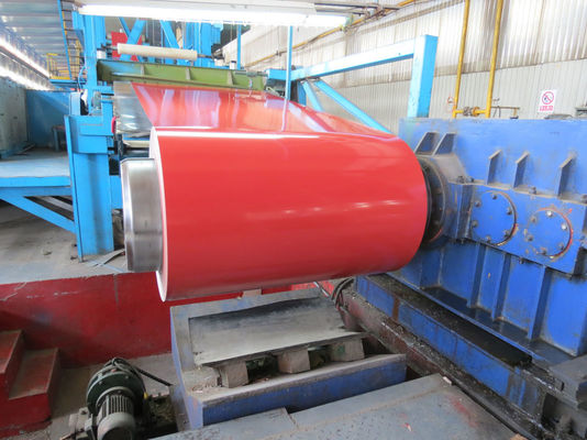 Coil de aço PPGL branco / azul / vermelho para telhado / revestimento de parede