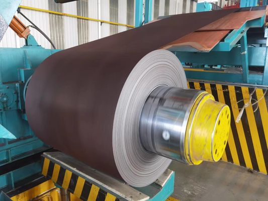 Fabrica de rolos de bobinas de aço pré-pintadas elétricas 600-1250 mm Largura Certificado SGS