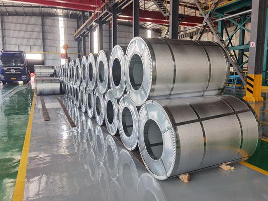 600-1250 mm bobina galvanizada a quente resistente à corrosão regular / zero / grande spangle
