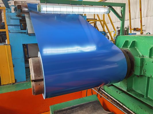 Fabricante de bobinas de alumínio revestidas de cor duráveis com resistência à tração de 150-550Mpa
