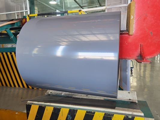 Fabricante de bobinas de alumínio revestidas de cor duráveis com resistência à tração de 150-550Mpa