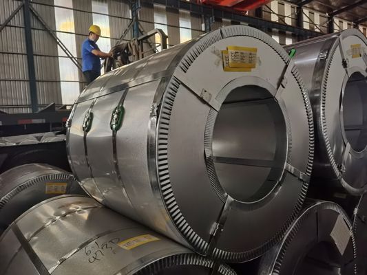 Cobre de aço galvanizado com revestimento de zinco 50-275 g/m2 alongamento 20%-30%