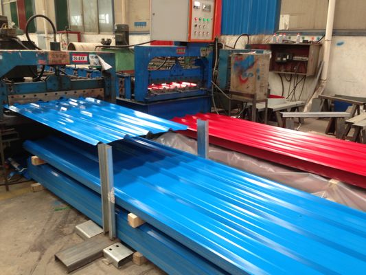 Chapa de aço galvanizado corrugado para materiais de construção
