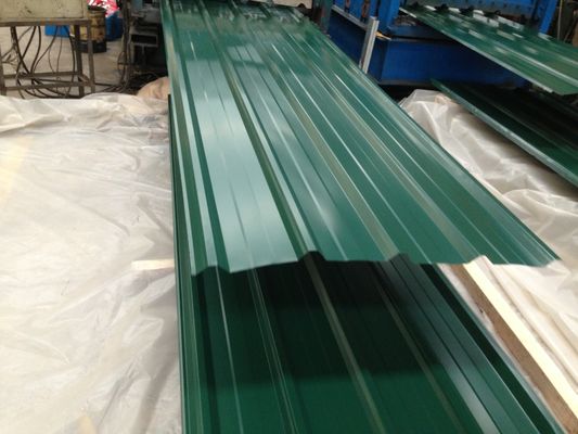 0.8MM Construção de painéis metálicos ondulados de longa duração