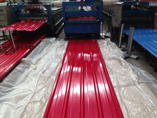 Empilhadeiras de aço de zinco de alta resistência 600 mm-1250 mm empilhadeira de folha revestida de cor
