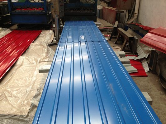 Empilhadeiras de aço de zinco de alta resistência 600 mm-1250 mm empilhadeira de folha revestida de cor