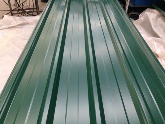 Chapa de aço galvanizado corrugado para materiais de construção