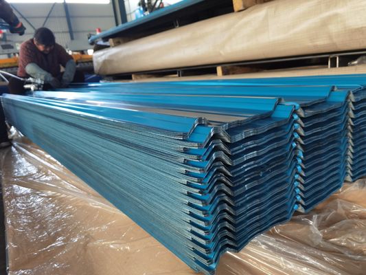 Alta dureza 60-95HRB Chapa de aço corrugado Superfície 20-275g/M2 Revestimento de zinco