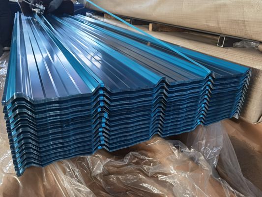 Resistência à tração 270-500MPa Chapa de aço ondulado Estruturas fortes e resistentes