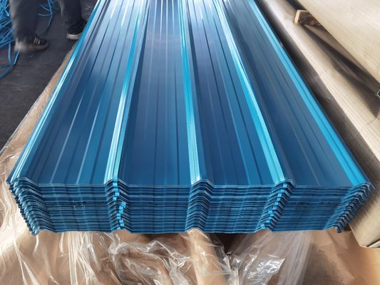 Alta dureza 60-95HRB Chapa de aço corrugado Superfície 20-275g/M2 Revestimento de zinco